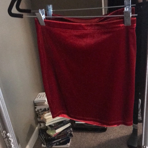 DollsKill Velvet Mini Skirt - Picture 2 of 3